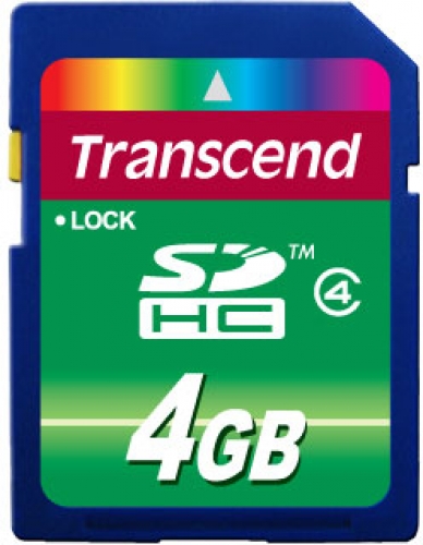 TRANSCEND SDHC 4 GB (Класс 4)