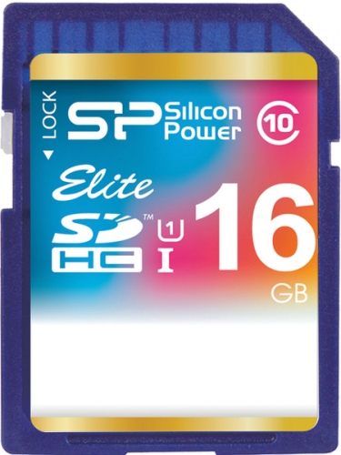 SILICON POWER SDHC 16GB Class 10 UHS-I Elite
