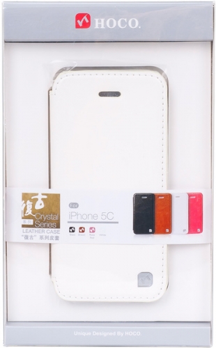 Чехол для сматф. HOCO iPhone 5C - Crystal series HI-L038 (White)