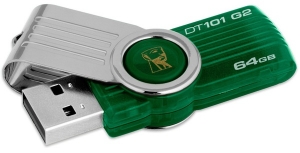 флеш-драйв KINGSTON DTI 101 G2 64 GB Зеленый