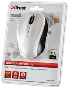 TRUST Vivy Wireless Mini Mouse White