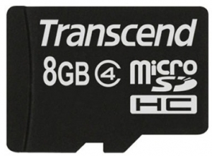 TRANSCEND microSDHC 8 GB Class 4 без адаптера