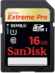 SANDISK SDHC 16GB Extreme Pro