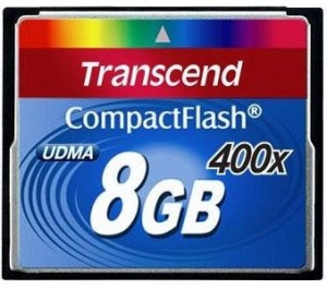 TRANSCEND Compact Flash 8 GB (400X)