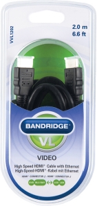 Кабель BANDRIDGE ValueLine VVL1202 HDMI Cable 2m