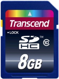 TRANSCEND SDHC 8 GB