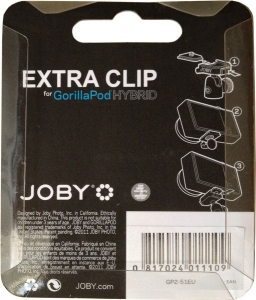 Быстросъемная площадка JOBY GorillaPod Hybrid Quick Release Clip Black/Grey