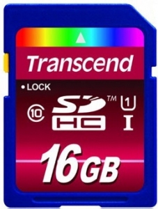 TRANSCEND SDHC 16 GB