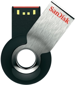 флеш-драйв SANDISK USB Cruzer Orbit 32 Gb Черный