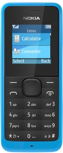 Мобильный телефон NOKIA 105 (синий)