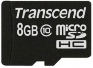 TRANSCEND microSDHC 8 GB Class 10 без адаптера