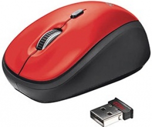 TRUST Yvi Wireless Mini Mouse red