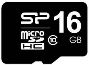 SILICON POWER microSDHC 16 GB card Class 10