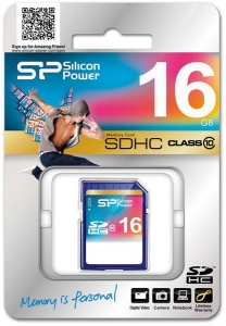 SILICON POWER SDHC 16GB Class 10