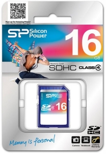 SILICON POWER SDHC 16GB Class 4