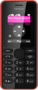 Мобильный телефон NOKIA 108 Dual SIM (красный)