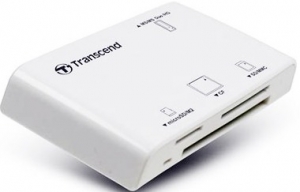 TRANSCEND CardreaderTS-RDP8W All-in-1 White кардридер