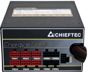 Блок питания CHIEFTEC 1250W ATX 2.3 APFC FAN 14cm GPM-1250C