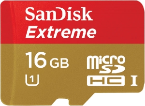 SANDISK microSDHC 16GB Extreme PLUS Class 10 UHS-I