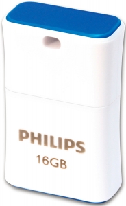 флеш-драйв PHILIPS Pico 16GB (Синий)