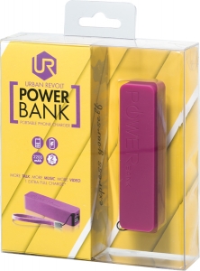 TRUST URBAN REVOLT Power Bank Portable Phone Charger фуксия