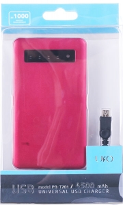 UFO USB PB-T701 4500 mAh Красный