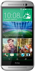 Смартфон HTC One M8 серебрянный