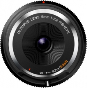 OLYMPUS BCL-0980 Fish-Eye Body Cap Lens 9mm 1:8.0 Черный