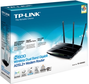 TP-Link TD-W8980 беспроводный маршрутизатор + модем +USB +EWAN