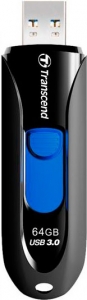 флеш-драйв TRANSCEND JetFlash 790 64GB USB 3.0 Черный