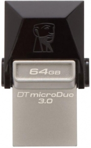 флеш-драйв KINGSTON DT MicroDuo 64GB, OTG, USB 3.0