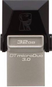 флеш-драйв KINGSTON DT MicroDuo 32GB, OTG, USB 3.0