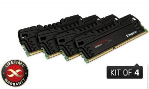 ОЗУ KINGSTON HyperX OC KIT DDR3 4x4Gb 1866Mhz CL10 Beast Series