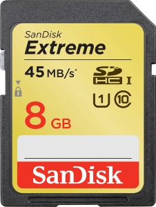 SANDISK SDHC 8GB Video Extreme