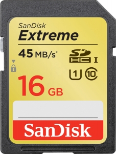 SANDISK SDHC 16GB Video HD Extreme