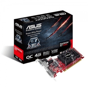 Видеокарта ASUS 4Gb DDR3 128Bit R7240-OC-4GD3-L PCI-E