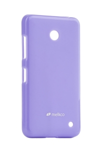 Чехол для сматф. MELKCO Nokia Lumia 630 Poly Jacket TPU Фиолетовый