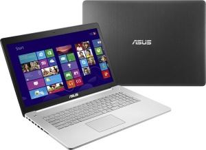 Ноутбук ASUS N750JK-T4025H темно-серый