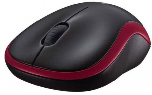 LOGITECH Wireless Mouse M185 RED,EER2