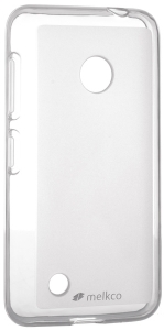 Чехол для сматф. MELKCO Nokia Lumia 530 Poly Jacket TPU Transparent