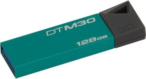 флеш-драйв KINGSTON DTM30 Mini 128GB USB 3.0 Изумрудный
