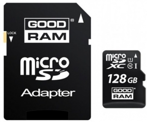 GOODRAM microSDXC 128GB Class 10 UHS I+ adapter