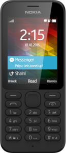 Мобильный телефон NOKIA 215 Dual SIM (чёрный)