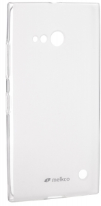 Чехол для сматф. MELKCO Nokia Lumia 730 Poly Jacket TPU Прозрачный