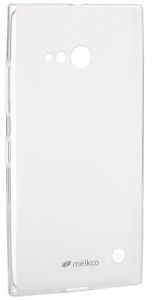 Чехол для сматф. MELKCO Nokia Lumia 735 Poly Jacket TPU Прозрачный