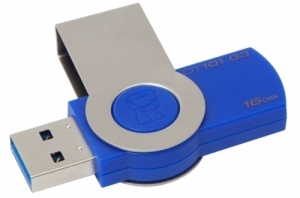 флеш-драйв KINGSTON DT101 G3 16GB USB 3.0 голубой