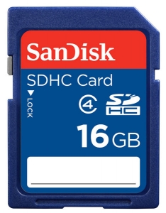 SANDISK SDHC 16GB Class 4