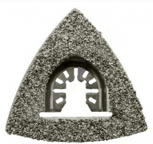 Полотно для реноватора KROHN M0010020 дельта рашпиль карбидная крошка 80*80*80 мм (керамика, камень)