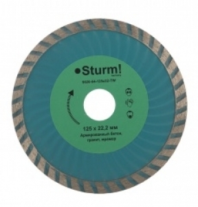Алмазный диск Sturm ТурбоWave d=125 мм 9020-04-125*22TW