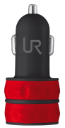 Автомобильная зарядка URBAN REVOLT DUAL SMART CAR CHARGER (Красный)